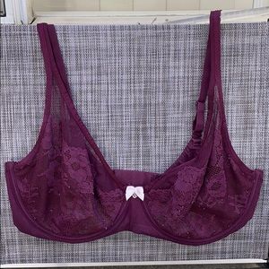 Victoria’s Secret Maroon Unlined Bra